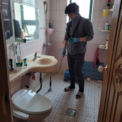 화장실 배관작업
